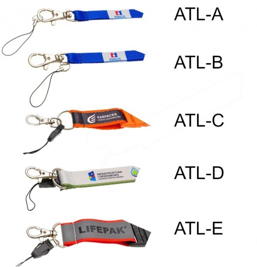 10mm Sublimation Lanyard with Hook, Buckle and Safety Clip