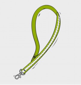 Double Lanyard with Carabiner 15/20mm