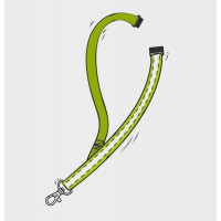 Double Lanyard with Carabiner and Safety Clip 20/25mm
