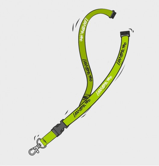 ONE- Screen Printing Lanyard with Carabiner, Buckle and Safety Clip