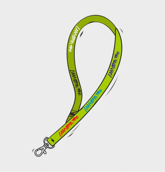 25mm Sublimation Lanyard with Hook