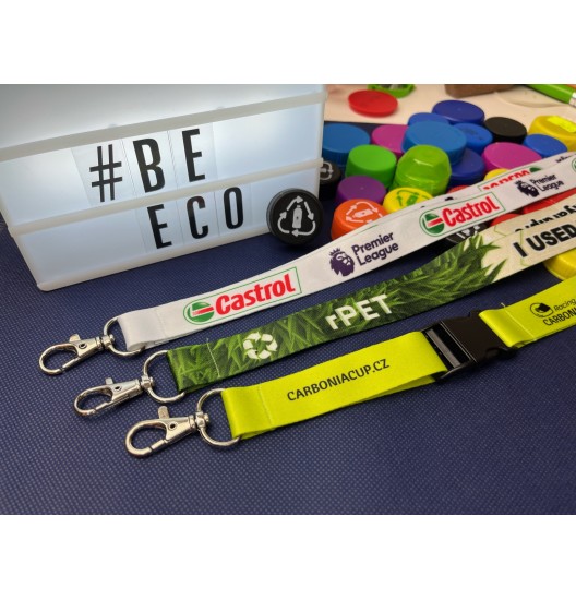 rPET Sublimation Lanyard with Hook