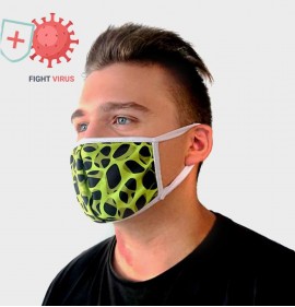 Personalised Sublimation Printed Mask