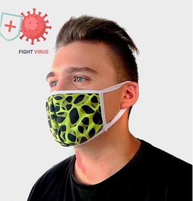 Personalised Sublimation Printed Mask