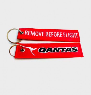 Embriodery Keyring Remove Before Flight RBF