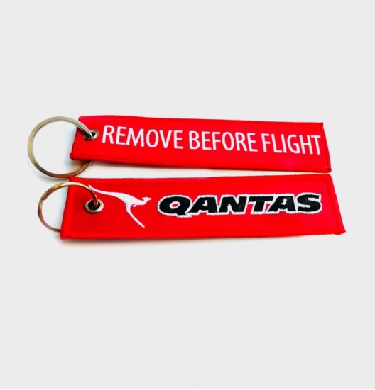 Embriodery Keyring Remove Before Flight RBF
