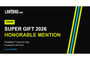 PeakBag full-print promotional bag by LanYard.PRO, honorable mention at SUPER GIFT 2026