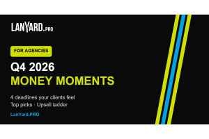Q4 2026 merch money moments for agencies by LanYard.PRO