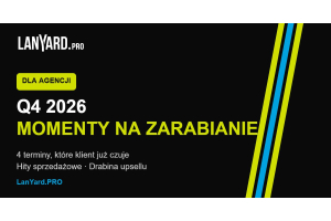 Q4 2026: momenty zarabiania na merchu dla agencji LanYard.PRO