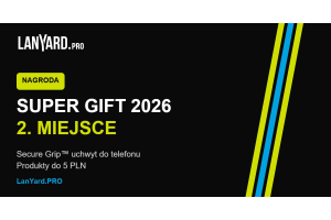 Uchwyt do telefonu Secure Grip od LanYard.PRO, 2. miejsce w SUPER GIFT 2026