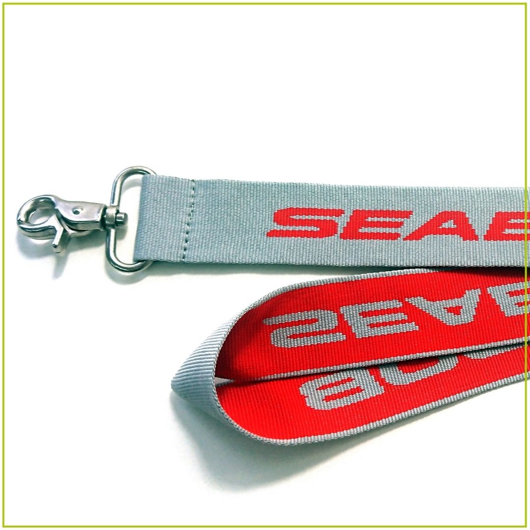 DOUBLE TUNNEL JACQUARD Premium Lanyard