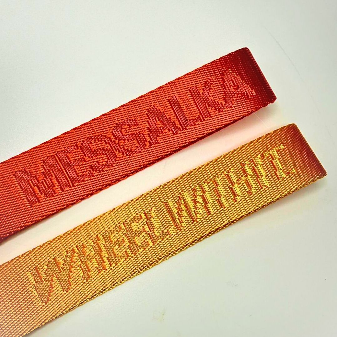 Personalized Nylon Deep Woven Keyring - Hit of 2025