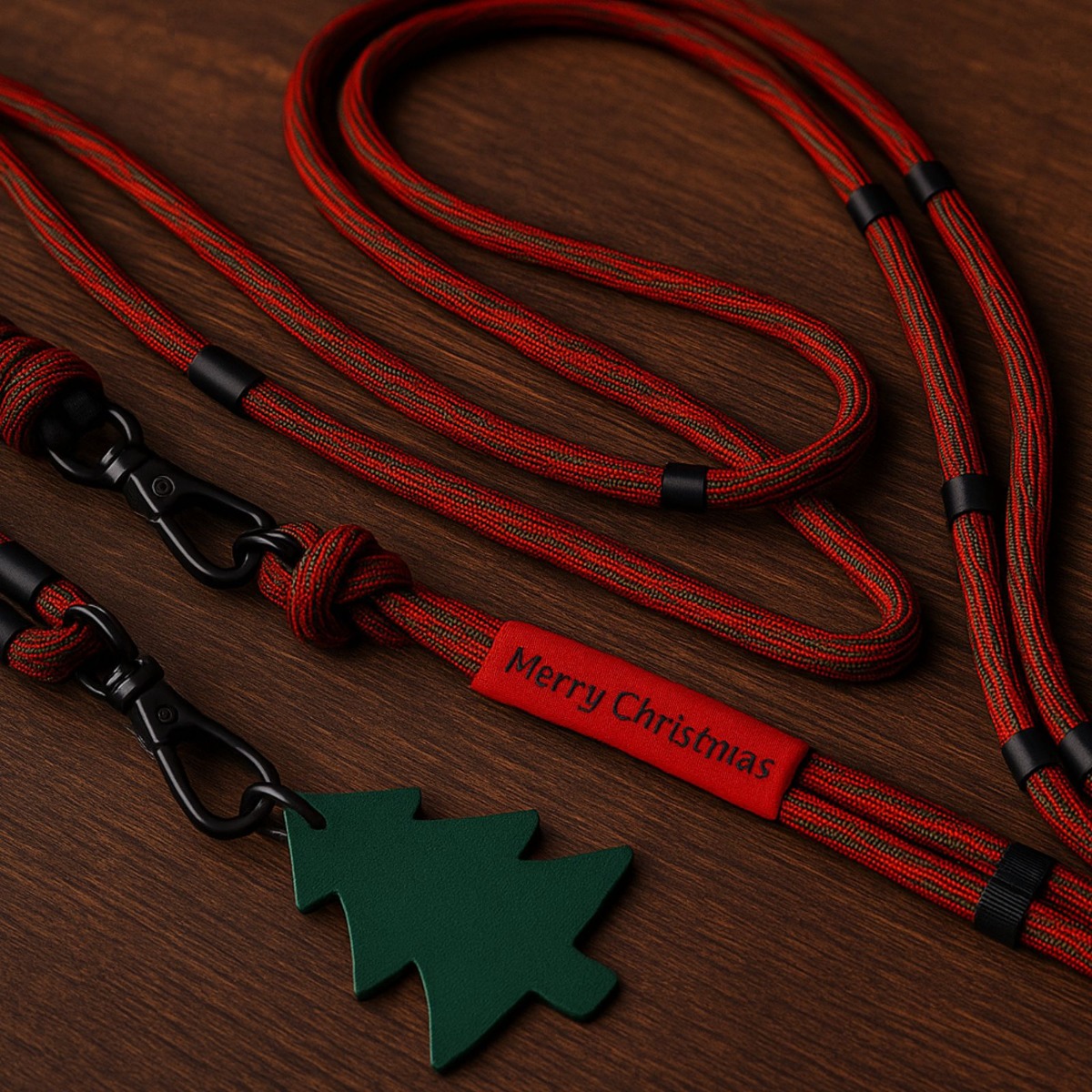 Special Holiday Edition – 2-Part Phone Lanyard with Christmas Tree Charm!