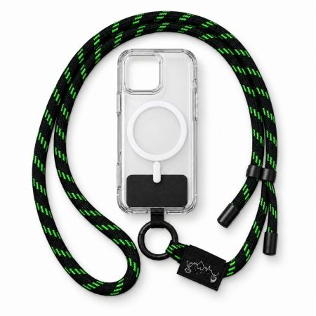 Ring custom Phone Lanyard 6mm with Patch | Promotional Crossbody Phone Strap