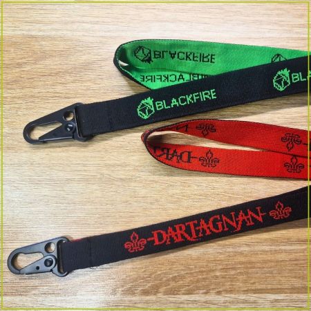 DOUBLE TUNNEL JACQUARD Premium Lanyard