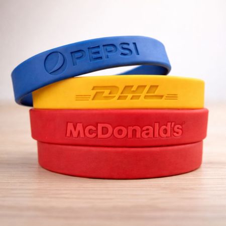 PVC Silicone DEBOSSED wristband