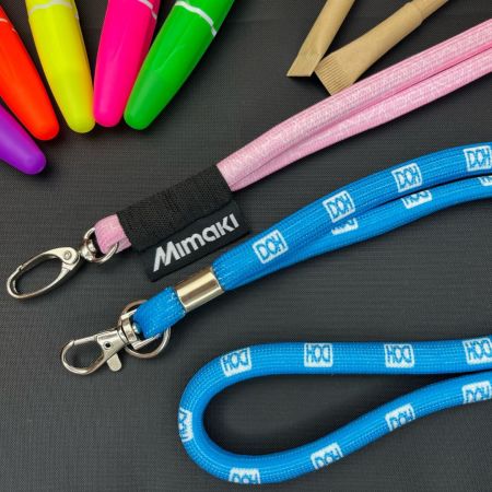 Tubular filled lanyard sublimation fi 10mm
