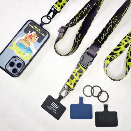 Hands-Free Adjustable crossbody Phone Lanyard&ndash; Full-Color Print