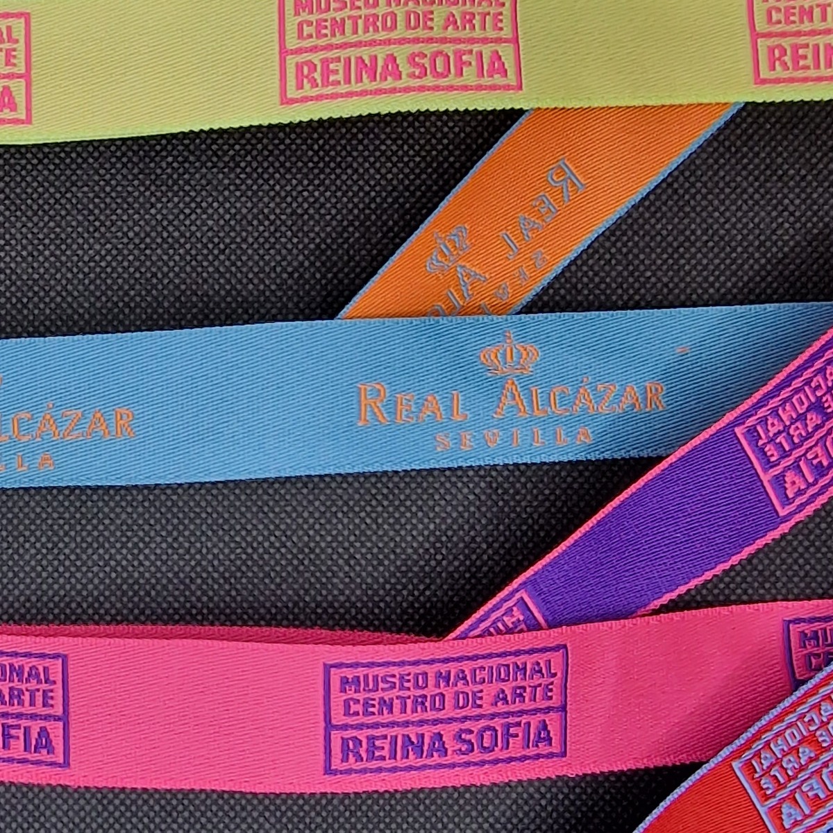 Double Woven Personalized Lanyards JACQUARD