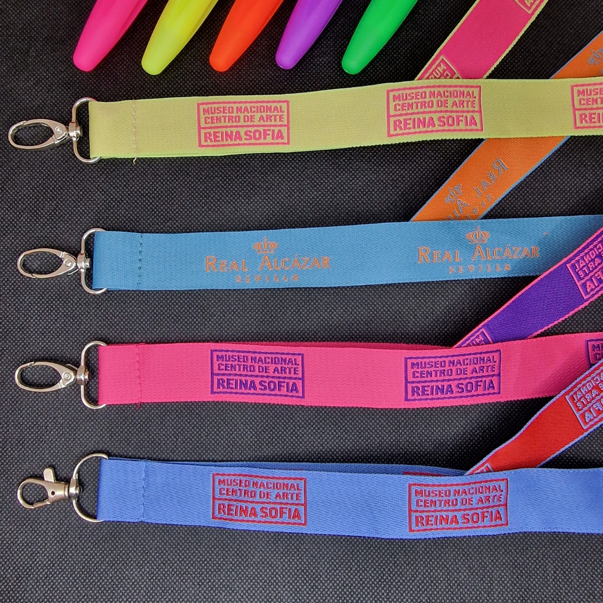 Double Woven Personalized Lanyards JACQUARD