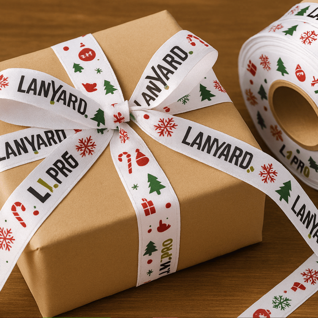Personalized Satin Gift Ribbons – Custom Logo Print for Packaging