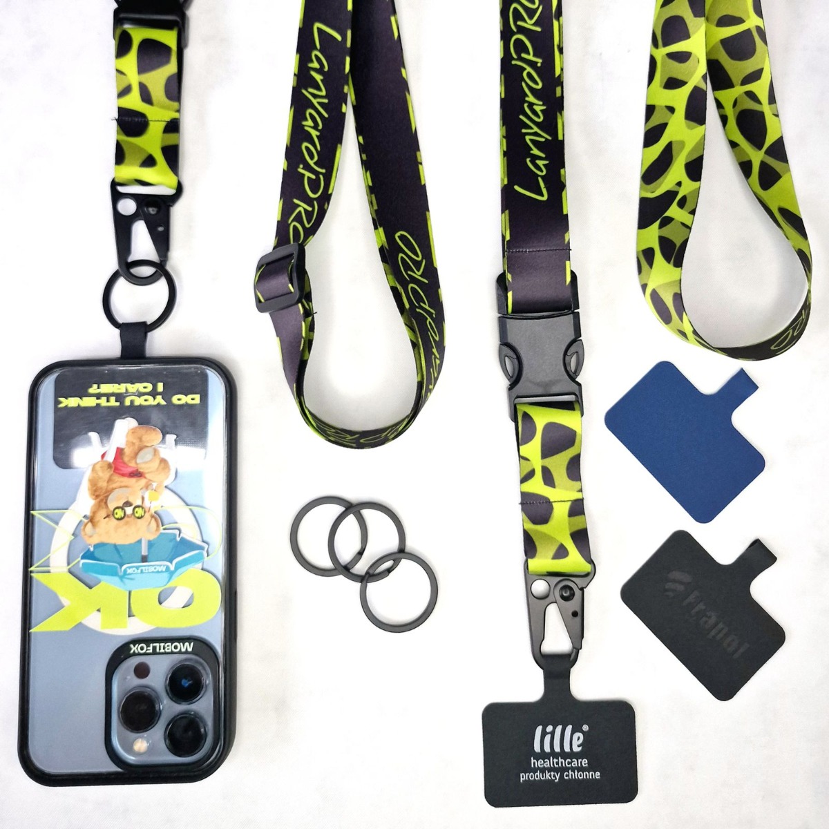 Hands-Free Adjustable crossbody Phone Lanyard– Full-Color Print