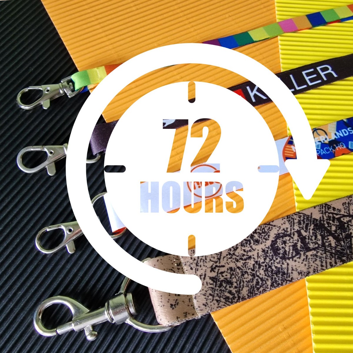 72h - Classic Sublimation Lanyard - 20mm