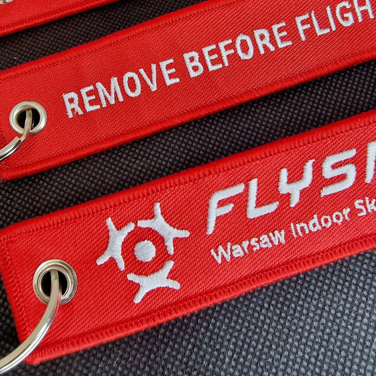 Brelok z haftem RBF – Remove Before Flight