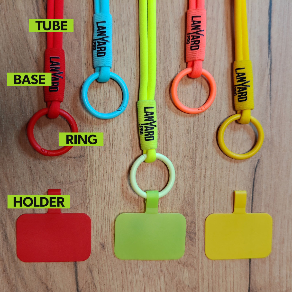 TUBEYARD Elastic Prestige Tube Lanyards™