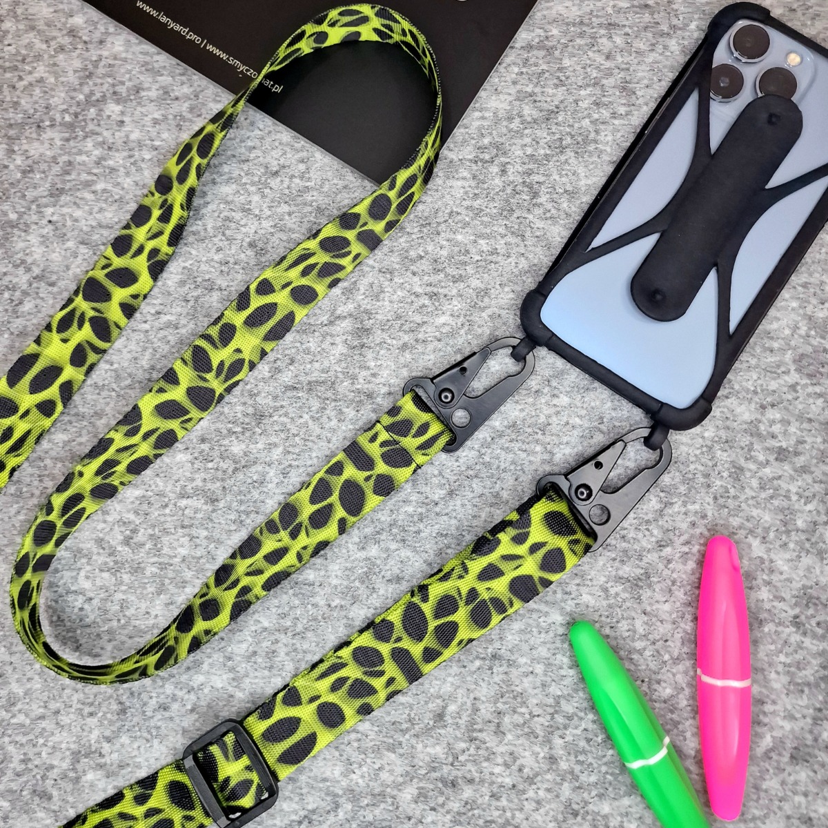 Versatile Sublimation Lanyard with Mobile Case - 20mm